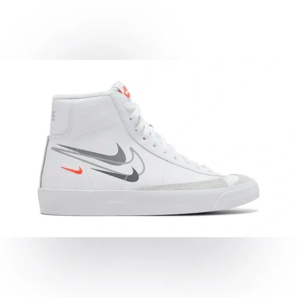 Nike Blazer Mid ’77 SE “Multi-Swoosh” – White / Multi | Youth 5.5 Women’s 7 - Picture 3 of 11